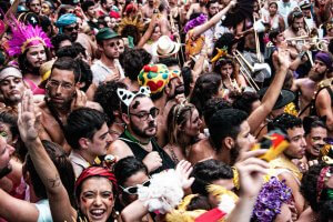 Carnival In Brazil. Image: Ferran Freixas, Unsplash.