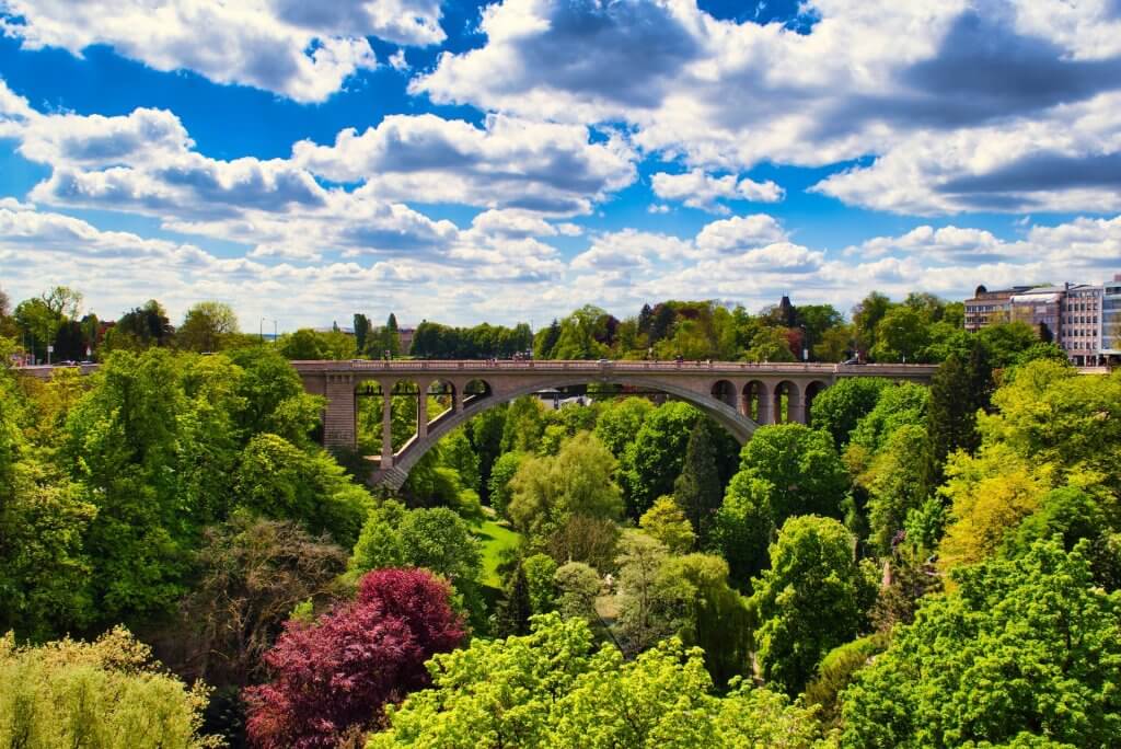 A Bridge in Luxembourg. Image: Gabor Koszegi, Unsplash. 